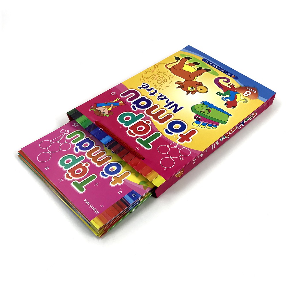 Sách - Tập tô màu nhà trẻ (Túi 8 cuốn) B60