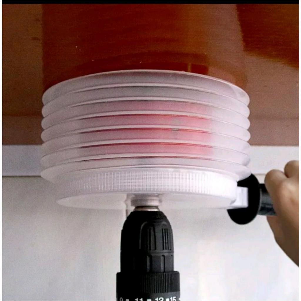 Chụp che chống bụi khoan khoét đèn trần cỡ lớn 125mm