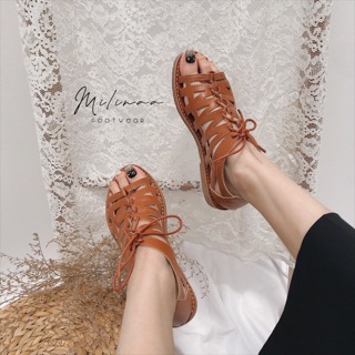 SANDAL CỘT DÂY CHIẾN BINH BÍT GÓT