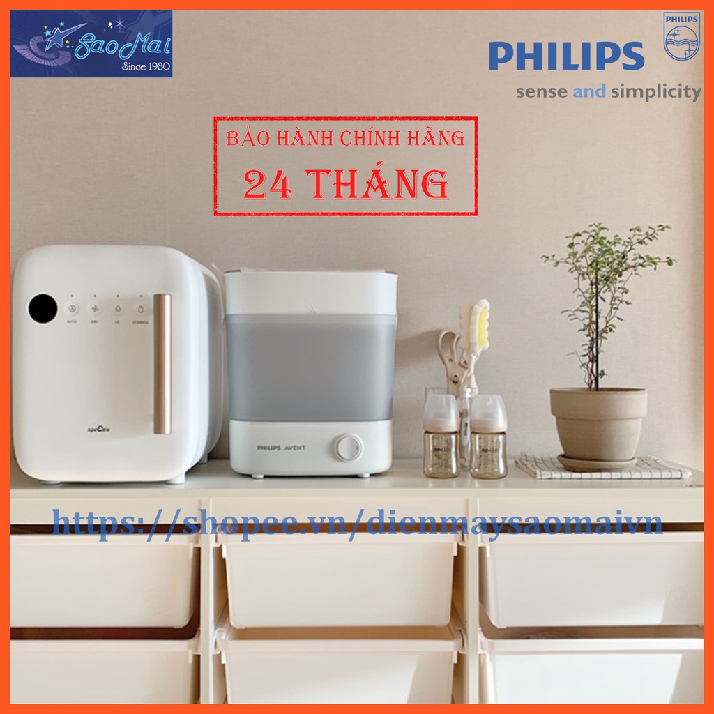 Máy tiệt trùng bình sữa 3 trong 1 Philips Avent SCF291