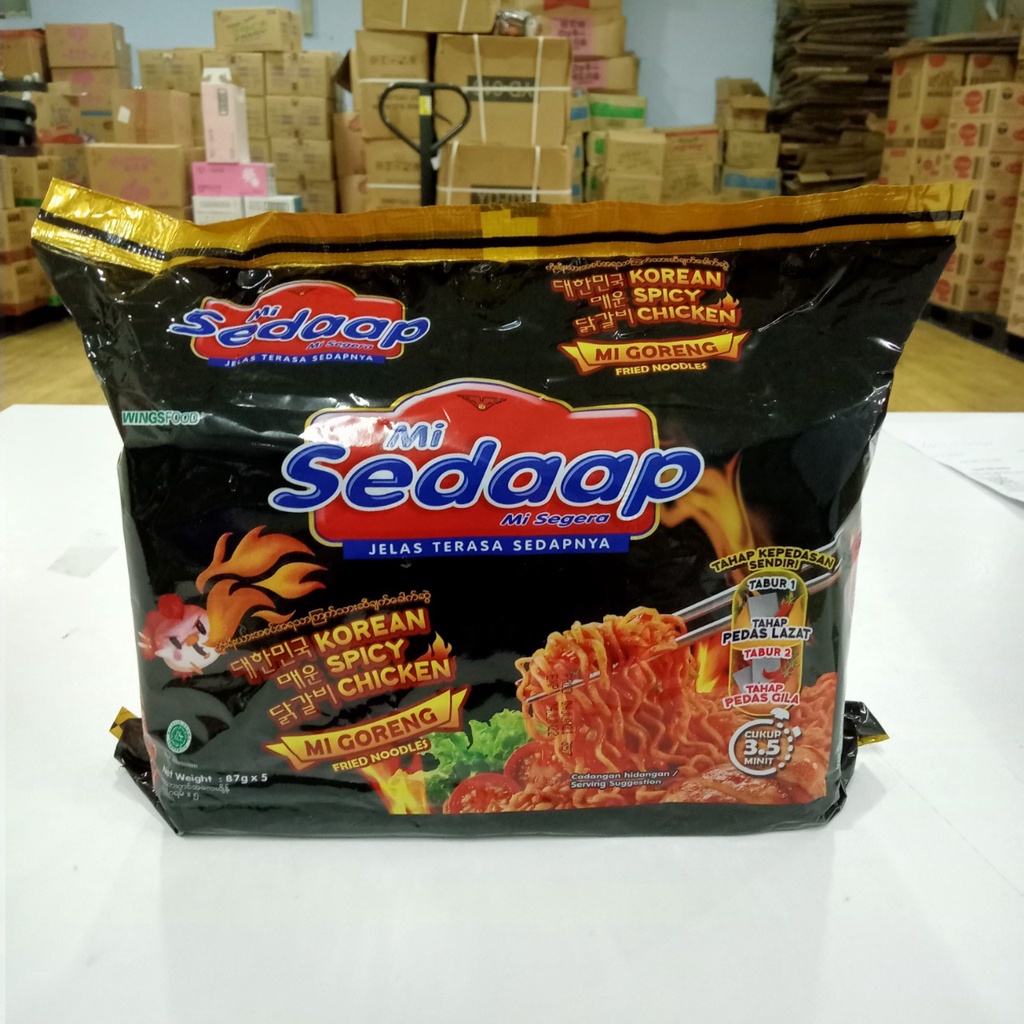 Mì Trộn Ăn Liền Sedaap Vị Gà Cay Indonesia (Bịch Lớn 5 Gói) | BigBuy360 - bigbuy360.vn