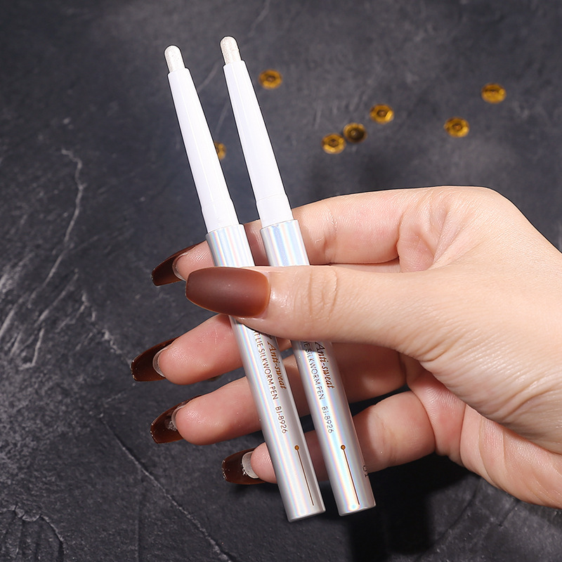 (Hàng Mới Về) Bút Kẻ Mắt Màu Trắng Ánh Ngọc Trai Kháng Nước Không Nhòe Có Thể Dùng Làm Phấn Bắt Sáng