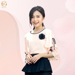 Áo sơ mi tay cánh tiên OLLY_OBA20.002