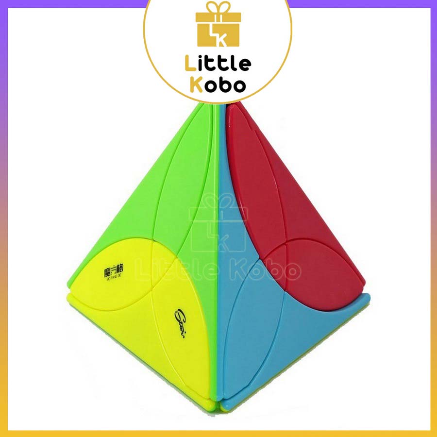 Rubik Biến Thể QiYi Clover Pyraminx Stickerless Rubic Biến Thể Pyraminx