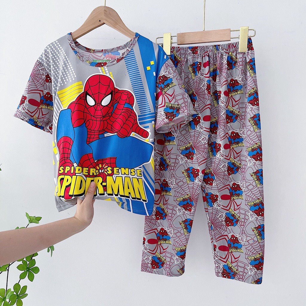 &lt;tặng kèm nón&gt;COMBO 3 bộ 3d quần dài siêu mịn mát cho bé trai bé gái(size 5-34kg)