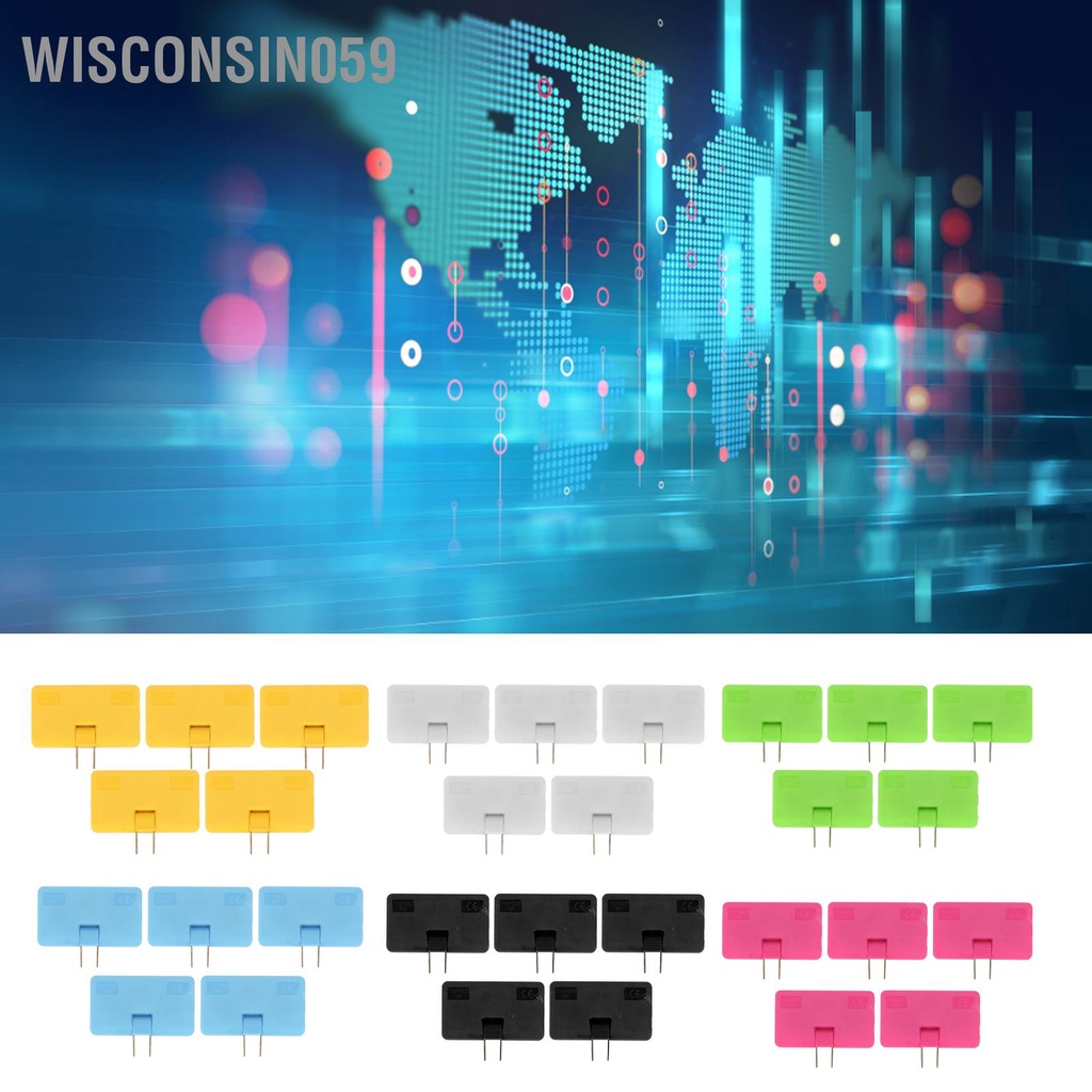 Wisconsin059 Bộ chuyển đổi phích cắm 5 cái Tiêu chuẩn Hoa Kỳ nguồn điện du lịch 1 đến 3 180 ° Xoay 110‑250V