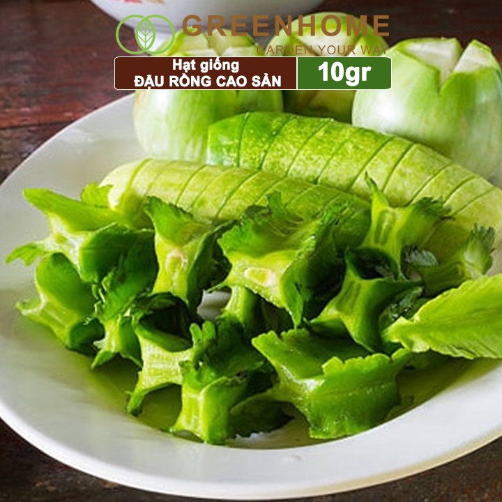 Hạt giống Đậu Rồng cao sản Greenhome, gói 10gr, sinh trưởng mạnh, năng suất cao T08