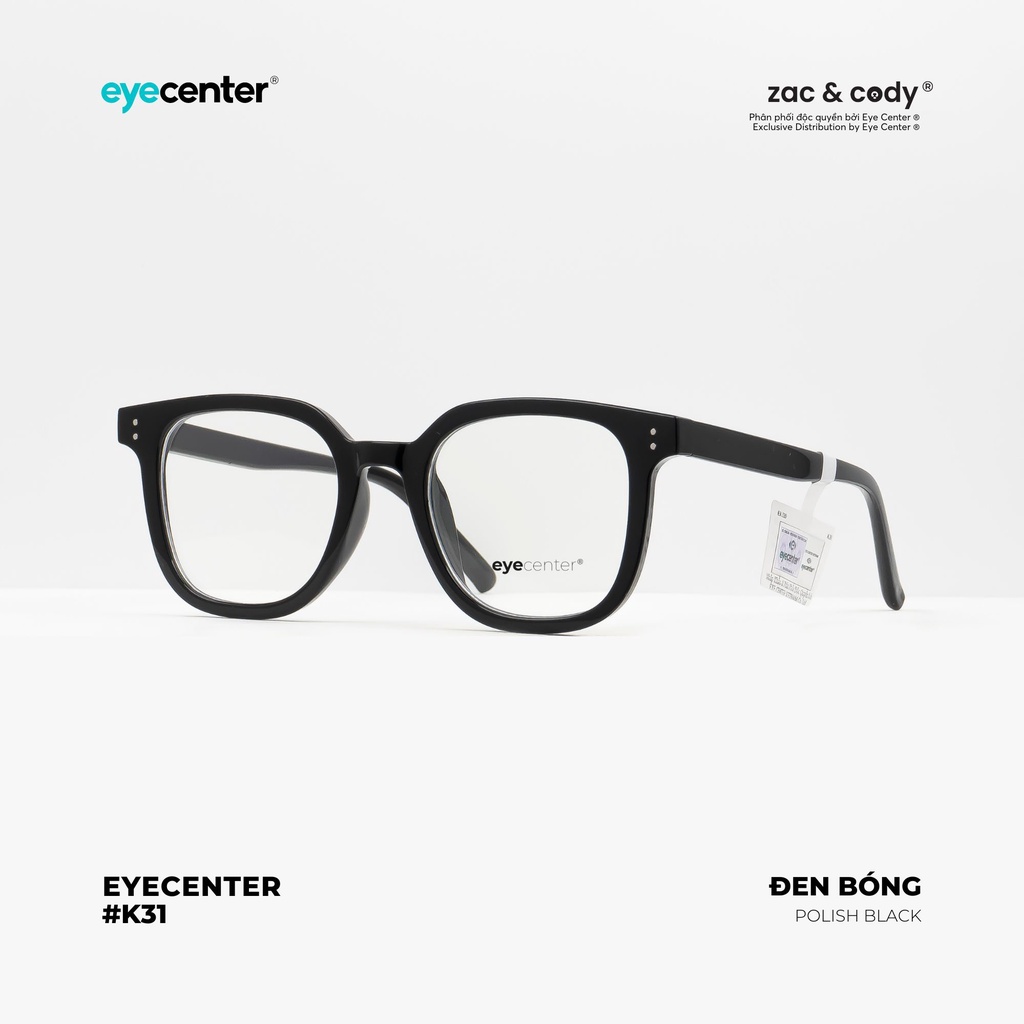 Gọng kính cận nam nữ K31S chính hãng EYECENTER nhựa siêu nhẹ nhập khẩu by Eye Center Vietnam