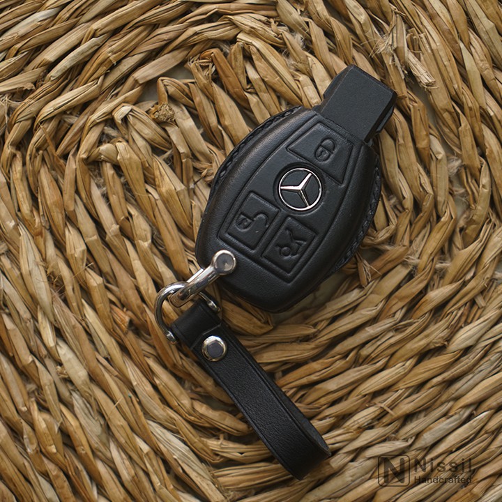 Bao da Mercedes Benz W204 - Vachetta - bao da chìa khoá ô tô