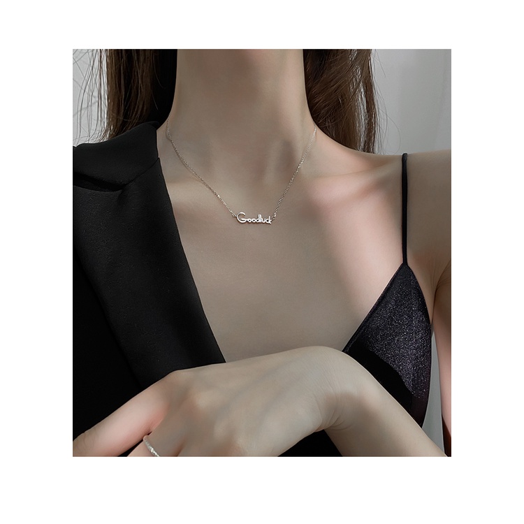Dây chuyền vòng cổ nữ titan Goodluck X1-109 - CAM KẾT KHÔNG GỈ, KHÔNG BAY MÀU - BẢO HÀNH 12 THÁNG