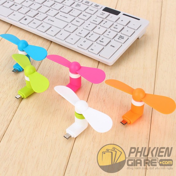 Quạt mini micro USB,Lighning dành cho điện thoại