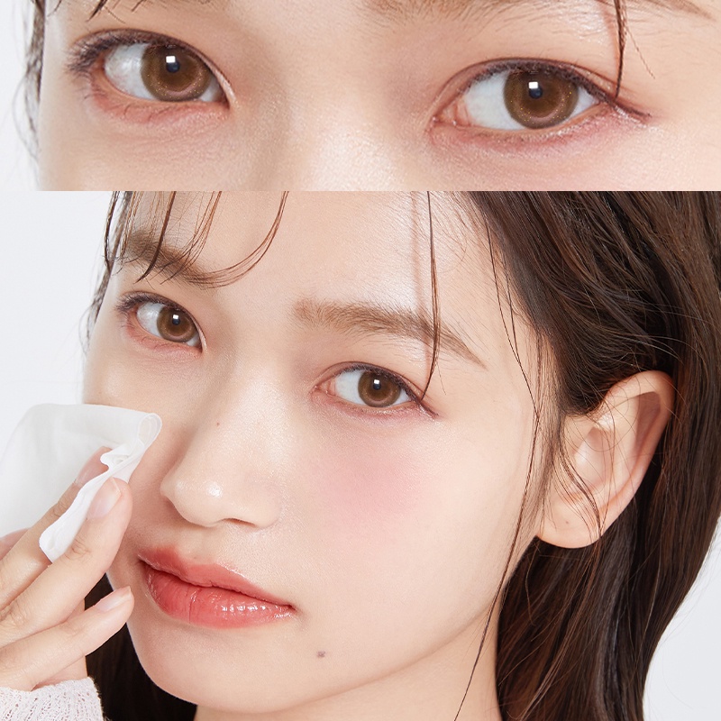(Hàng Mới Về) 1 Cặp Kính Áp Tròng DUO XIU Màu Sắc Thời Trang lens thời trang Kính Áp Tròng Dùng Một Năm 0Độ