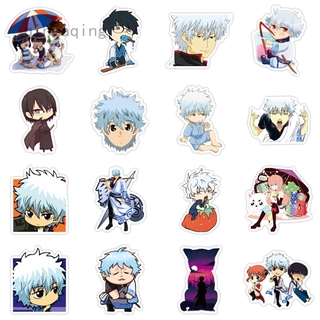 Bộ 100 Miếng Dán Hành Lý Hình Gintama Bằng PVC Chống Nước