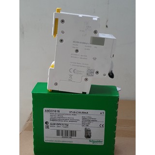 Cầu dao RCBO Schneider A9D316 (1P+N 6A, ... 30mA 6kA)