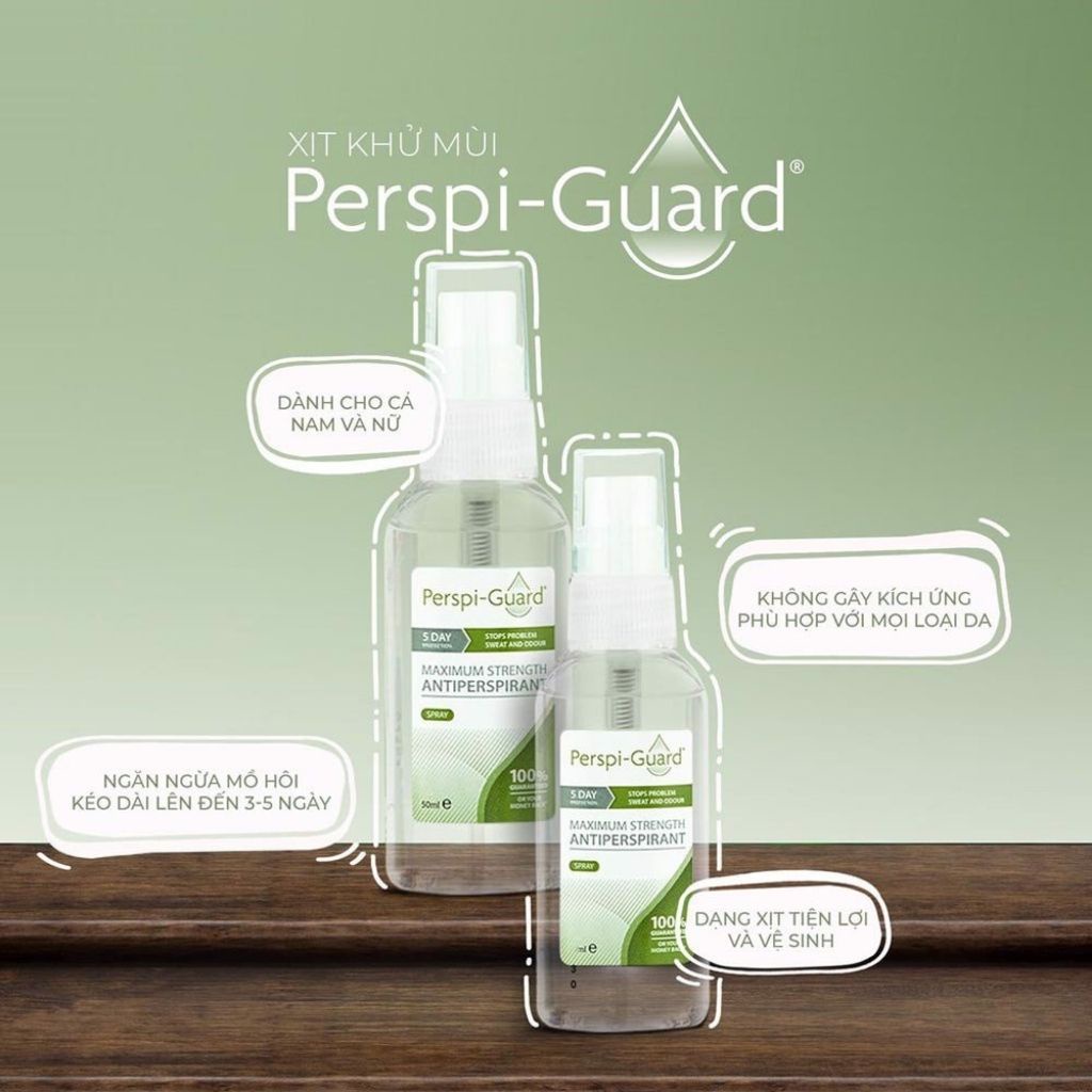 Lăn khử mùi PERSPI-GUARD Ngăn Mồ Hôi Hiệu Quả Tối Ưu Maximum Strength Antiperspirant Roll On (30ml)