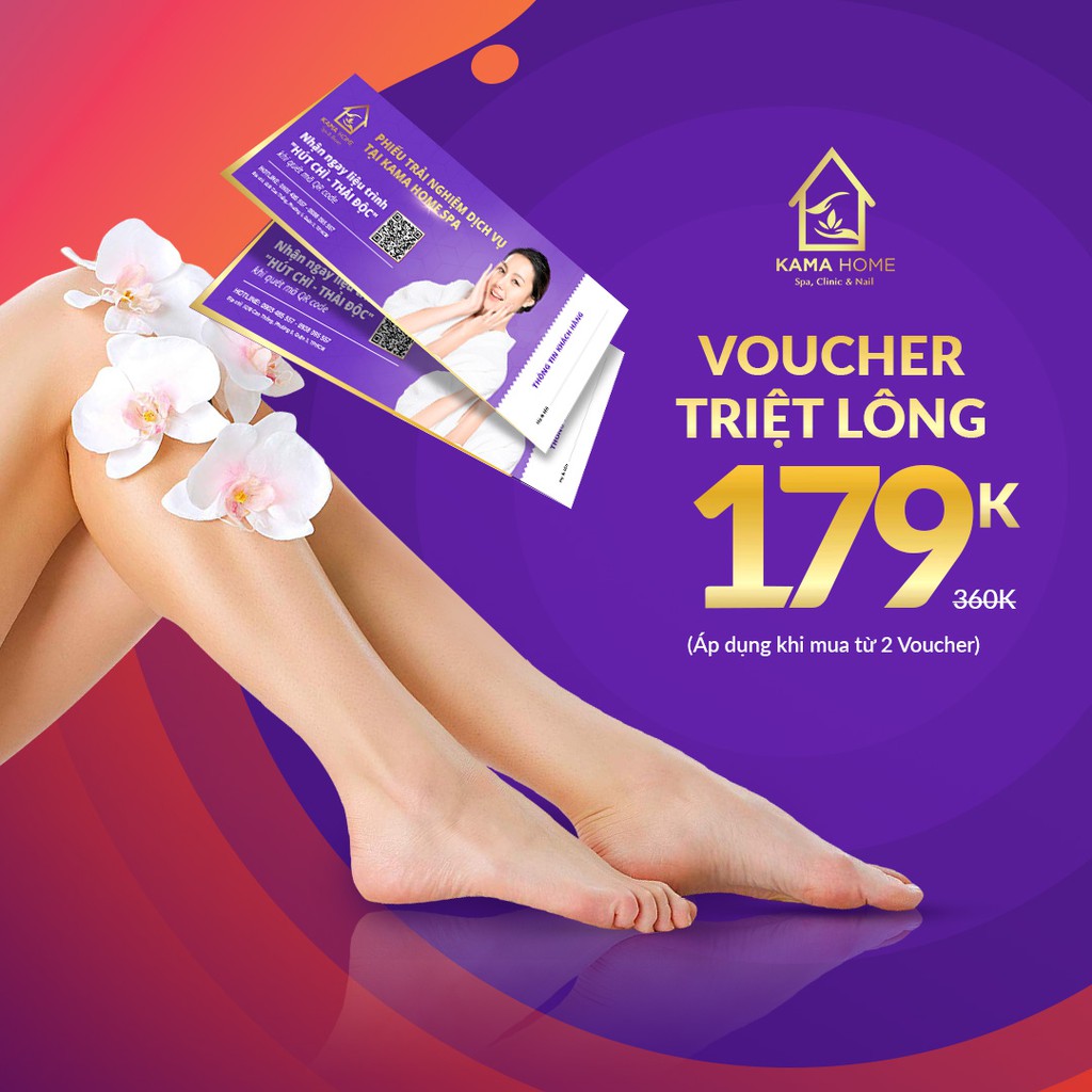 HCM [Voucher] - Triệt Lông Vĩnh Viễn Opt công nghệ mới nhất 2019 (14 Lần) Tại Kama Home Spa