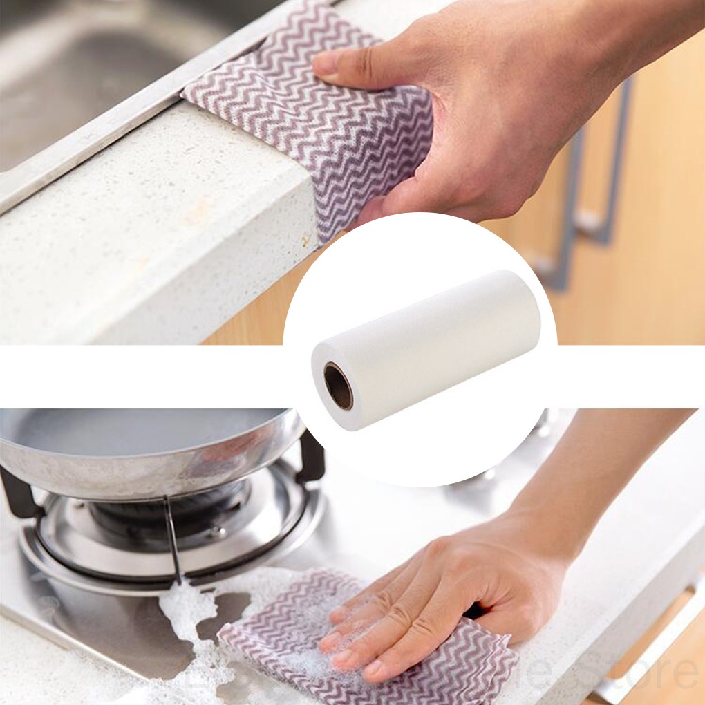 Khăn Lau Chén Dĩa Thấm Dầu Sử Dụng Một Lần Tiện Lợi