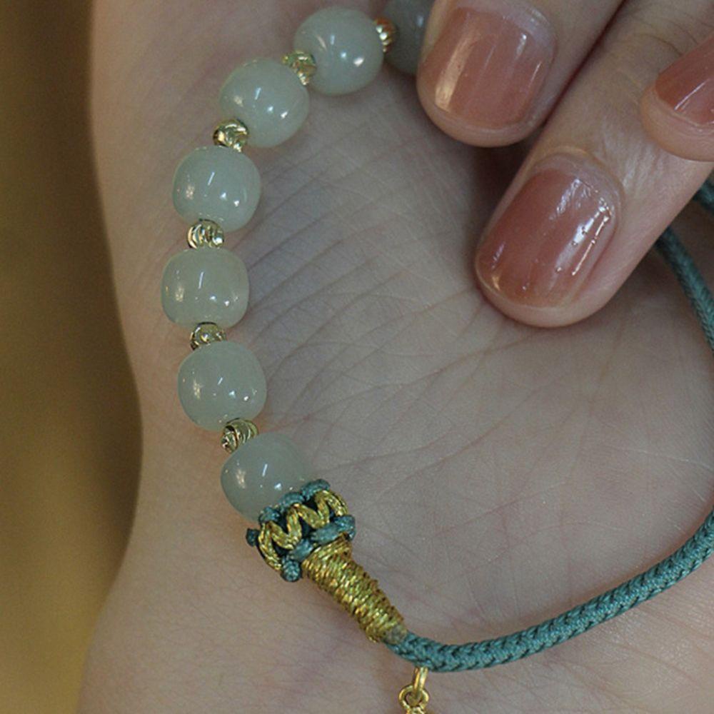 JARRED Túi Hạt Tròn Tự Nhiên Dùng Làm Trang Sức 1 Cái Cho Nữ