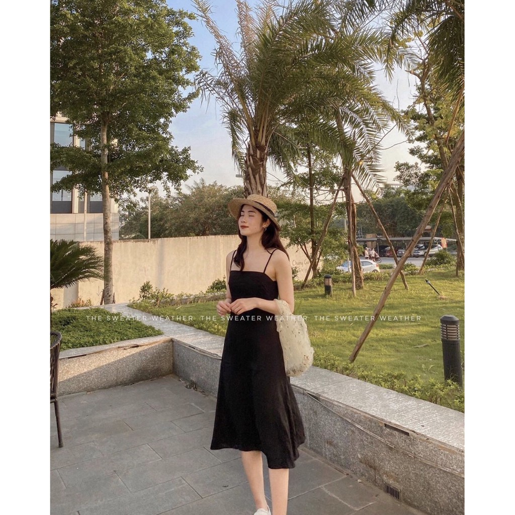 [Mã SKAMA06 giảm 8% tối đa 50K đơn 250K] Váy hai dây đũi TSW, đầm 2 dây đũi xước 2 lớp (ảnh thật) | BigBuy360 - bigbuy360.vn