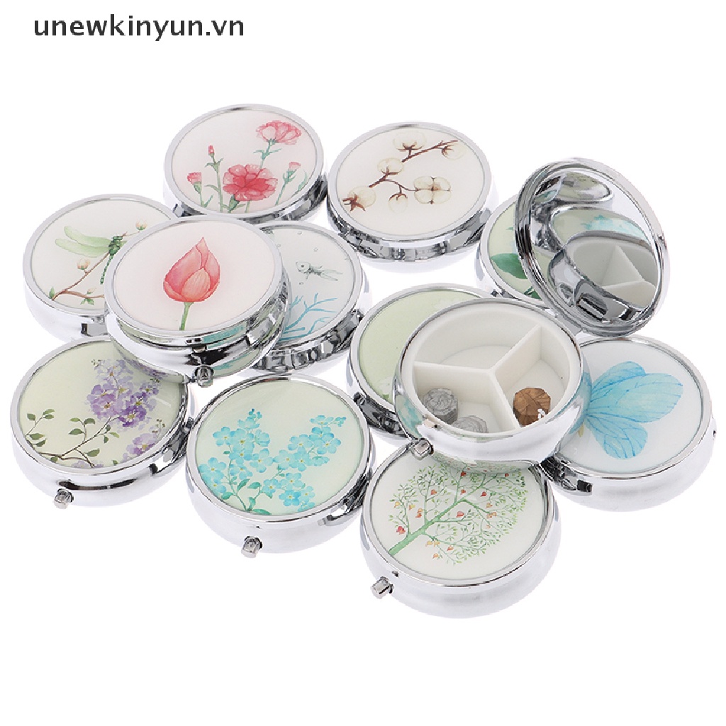 Hộp Đựng Thuốc / Mỹ Phẩm Có Thể Gấp Gọn Tiện Dụng