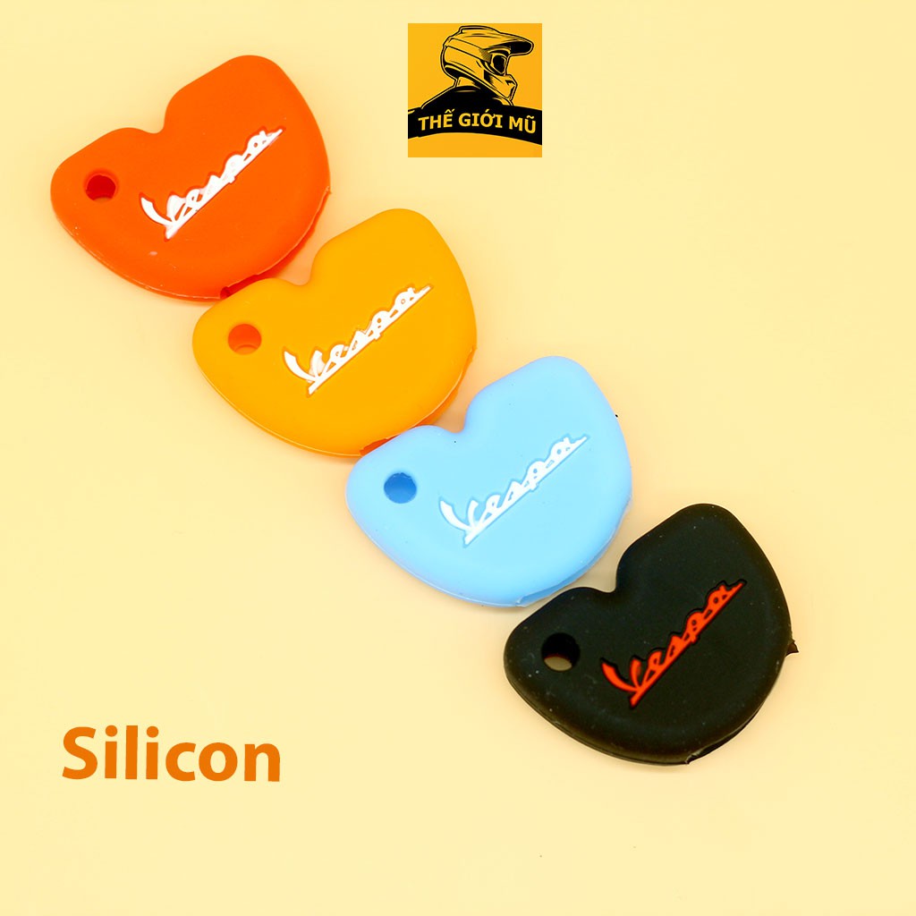 Bọc chìa khoá Vespa nhiều màu chất liệu Silicon