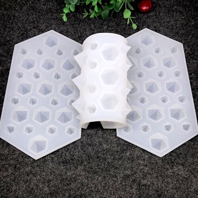 Khuôn silicone tạo hình kim cương nhiều kích cỡ