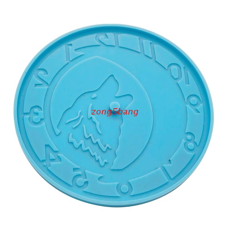 Khuôn Silicone Làm Đồng Hồ Mặt Tròn DIY