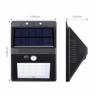 Đèn LED cảm ứng Solar Sensor Wall Light - 20 Led