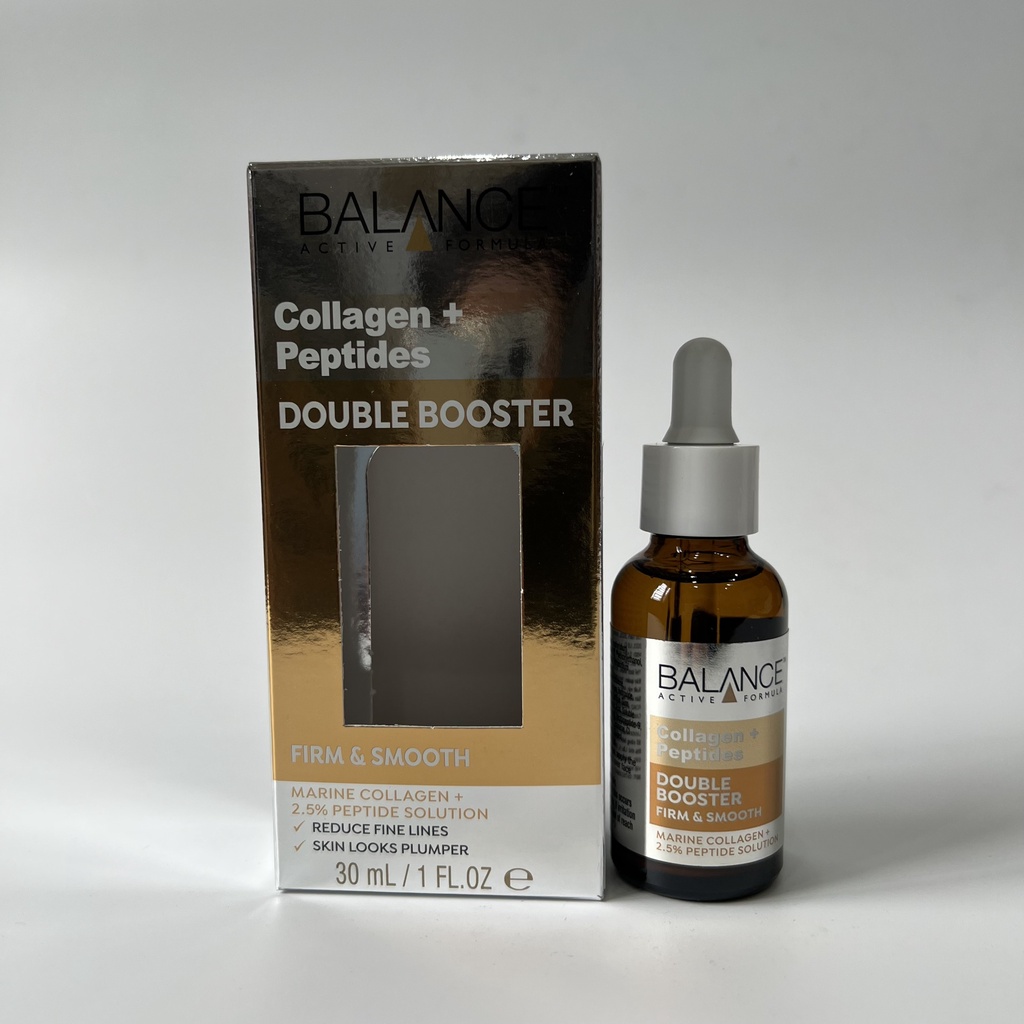 Tinh chất Balance Active Formula Collagen + Peptides Double Booster 30ml