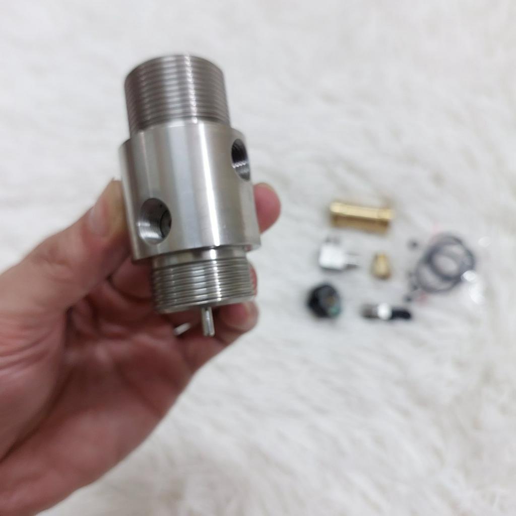 Van truyen thong kèm bộ co lờ q trượt, van inox indo