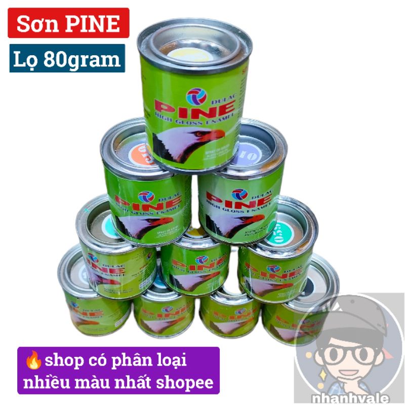 Sơn dầu PINE con ó đủ màu lọ 80g