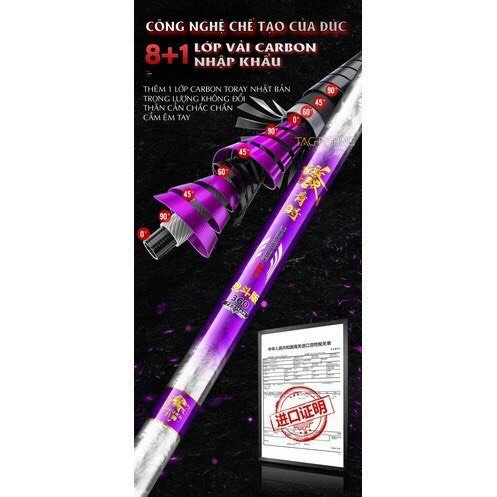 Cần Tay Cần Câu Đài GUIDE Chiến Tầm 28i-19i Săn Hàng