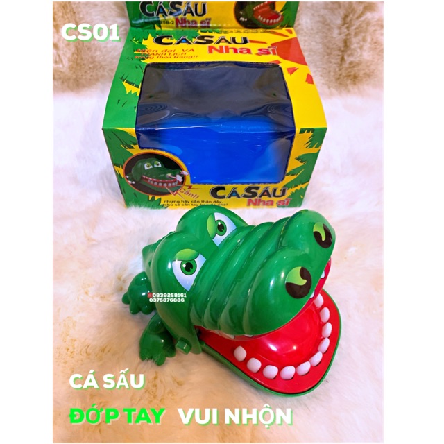 (RẺ VÔ ĐỊCH) Đồ Chơi CÁ SẤU ĐỚP TAY