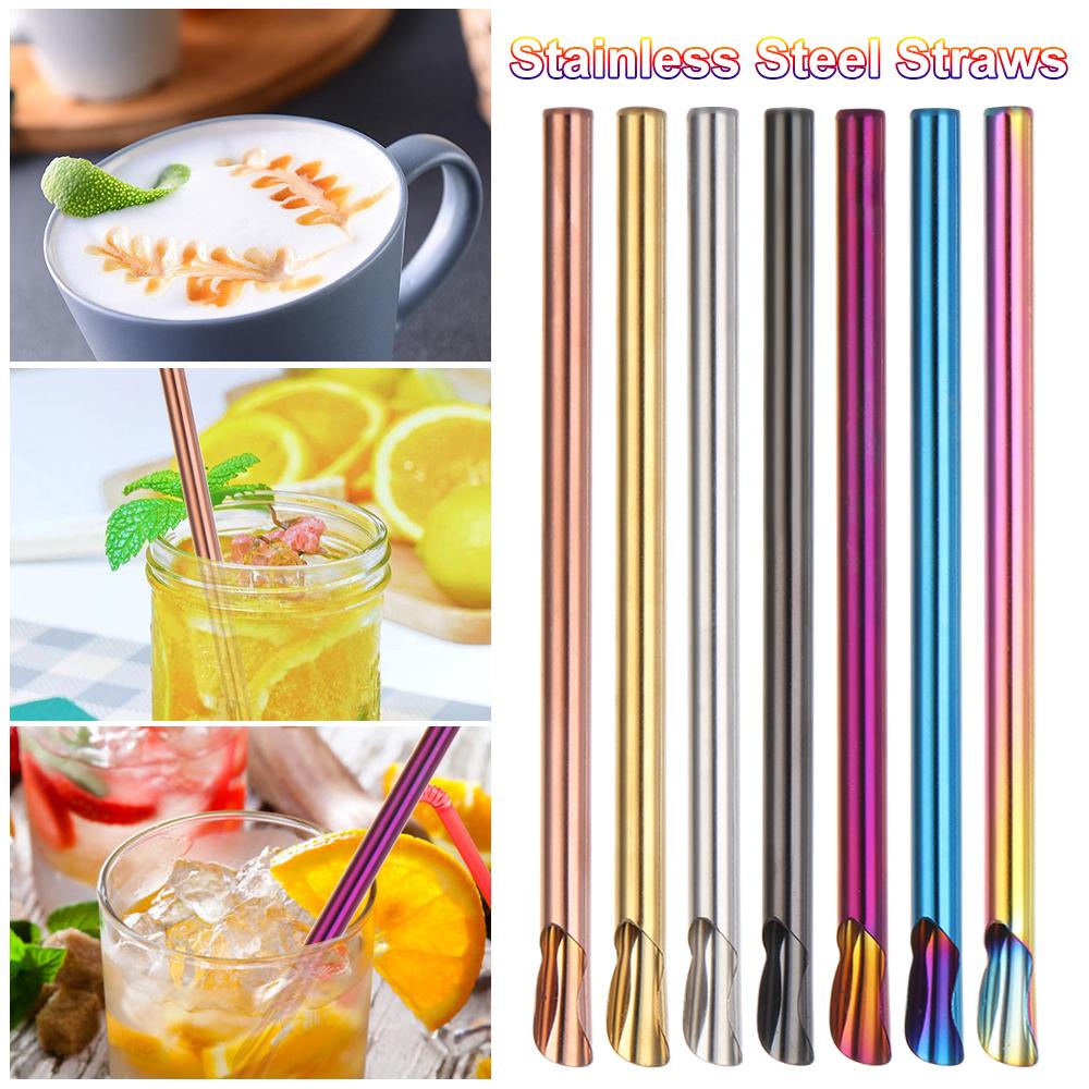 CONOPERY Ống Hút Bằng Thép Không Gỉ Có Thể Tái Sử Dụng Tiện Lợi