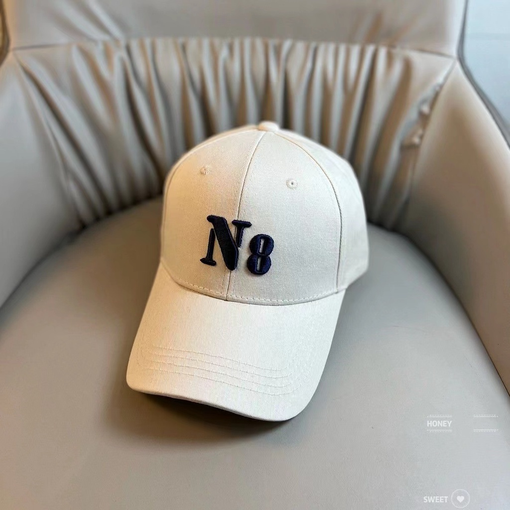 Nón Bucket Dệt Kim Màu Trắng Thiết Kế Mới Năng Động Thời Trang