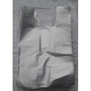 Túi nilon 2 quai đặc biệt đẹp không mùi (màu trắng)( loại xốp mơ) kích cỡ 1 kg