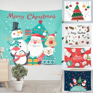  Tranh vải treo tường decor Merry Christmas trang trí Giáng Sinh - 1Mx0.7M và 1M3x1M5 