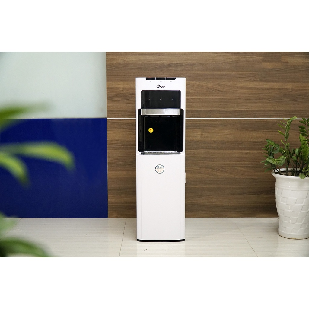 Cây nước nóng lạnh bình nước âm nhập khẩu FujiE WD6500C, làm lạnh Block ,3 vòi tự ngắt- hàng chính hãng bảo hành 2 năm