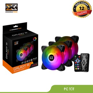 Quạt tản nhiệt Xigmatek Galaxy III Essential - BX120 ARGB (EN45433)