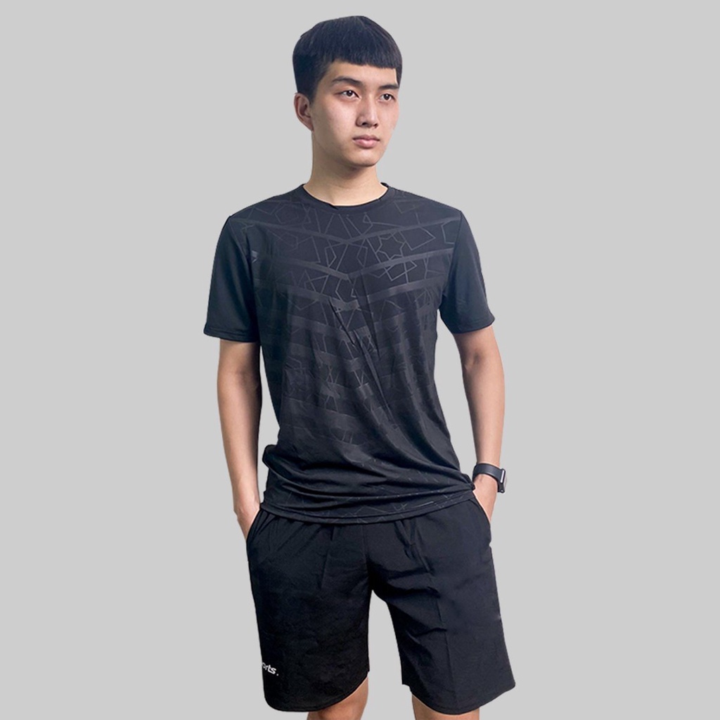 Bộ thể thao nam SPORT Đồ bộ mặc đi chơi, tập thể dục cực thoáng mát, thấm hút mồ hôi