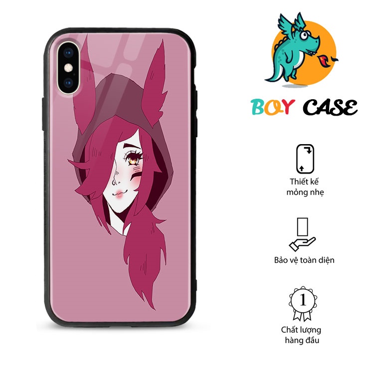 Ốp Kính Cường Lực Iphone Hình LOL BOYCASE Tất Cả Dòng Sản Phẩm Iphone