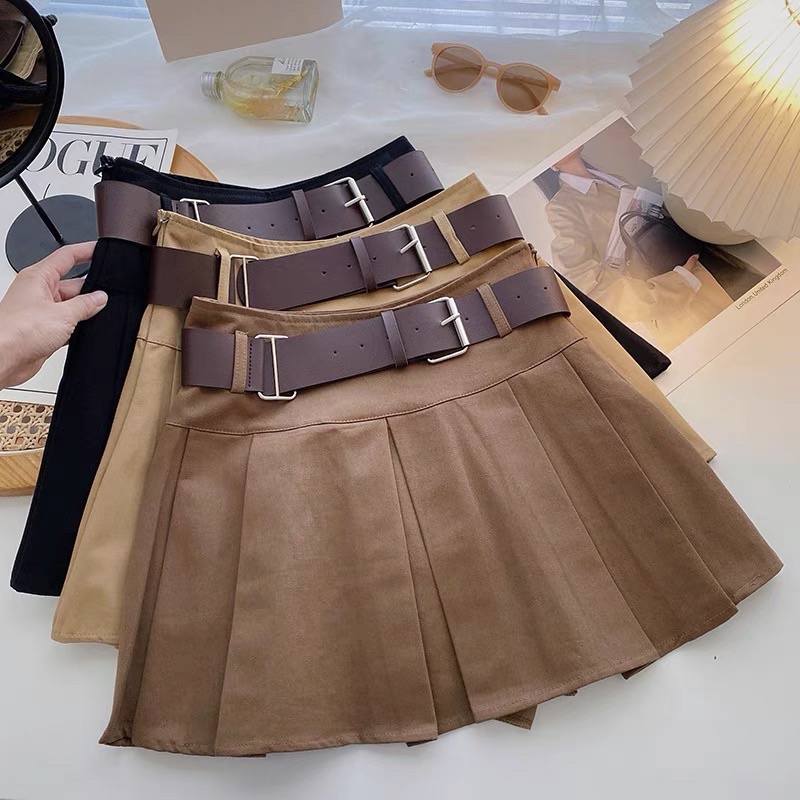 Chân váy xoè đuôi cá tặng kèm đai da xịn sò