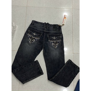 quần JEANS nam rock chỉ nổi ông địa túi nắp hộp cao cấp .