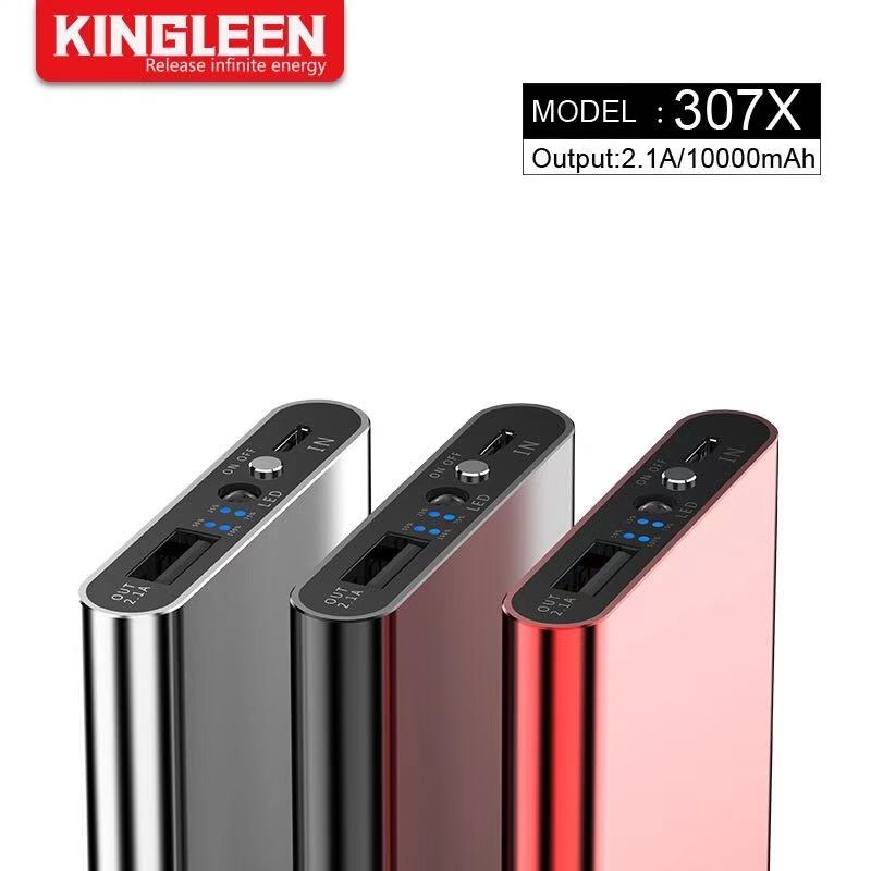 SẠC DỰ PHÒNG 10000MAH KINGLEEN 307X - PIN SẠC DỰ PHÒNG 10000MAH CHÍNH HÃNG KINGLEEN 307X