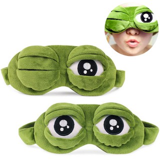 Bịt Mắt Ngủ Hình Chú Ếch Pepe The Frog 3d Vui Nhộn