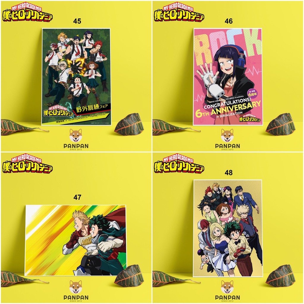 Postcard Cao Cấp - Poster My Hero Academia (3)