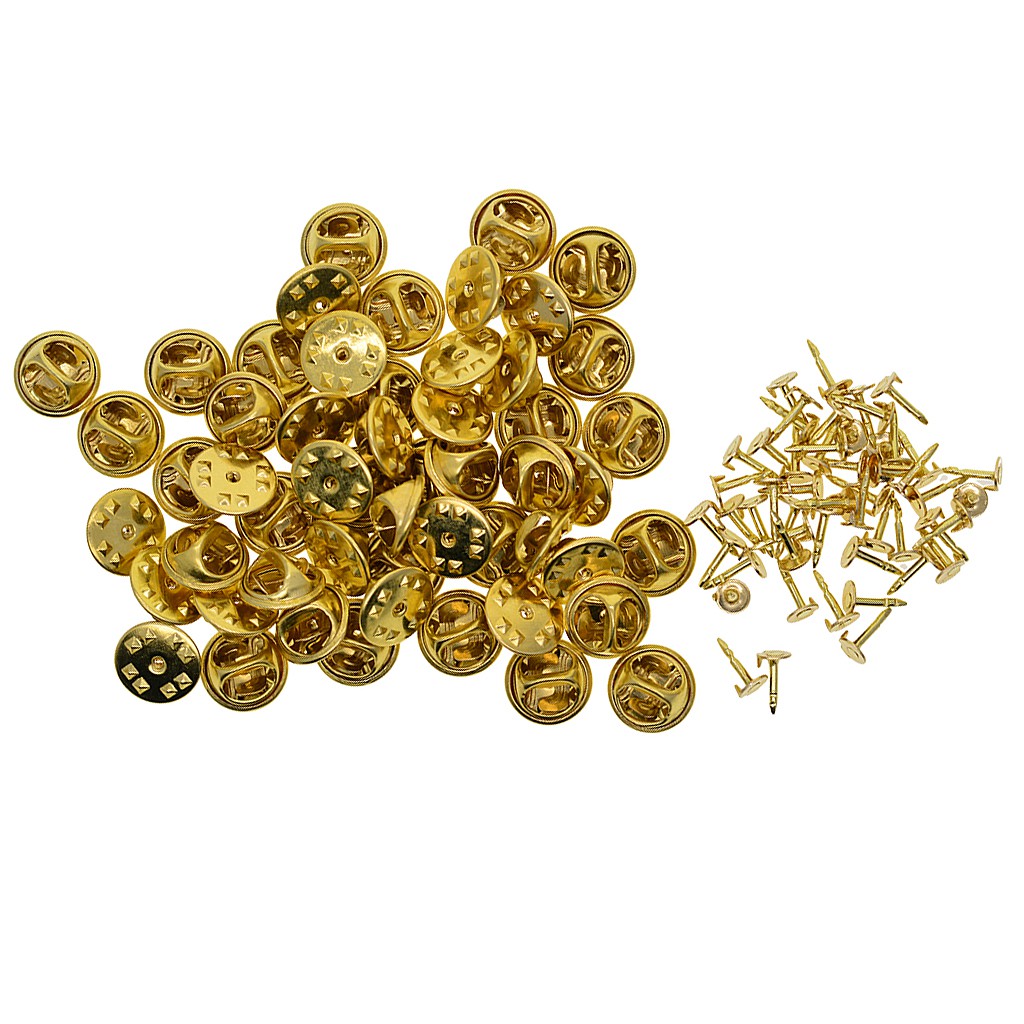 [Lzdhuiz] Cửa Hàng Bong Bóng 61 50x Chốt Cà Vạt Sau Bằng Đồng Thau Hình Bướm