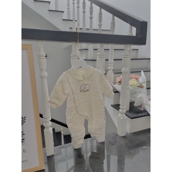 Suit ủ ấm cotton bông 2 lớp em bé