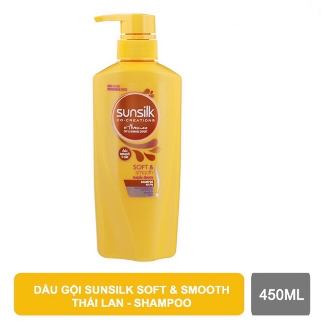 Dầu gội Sunsilk Soft & Smooth Thái Lan 450ml - Màu ngẫu nhiên, ko lựa chọn ạ