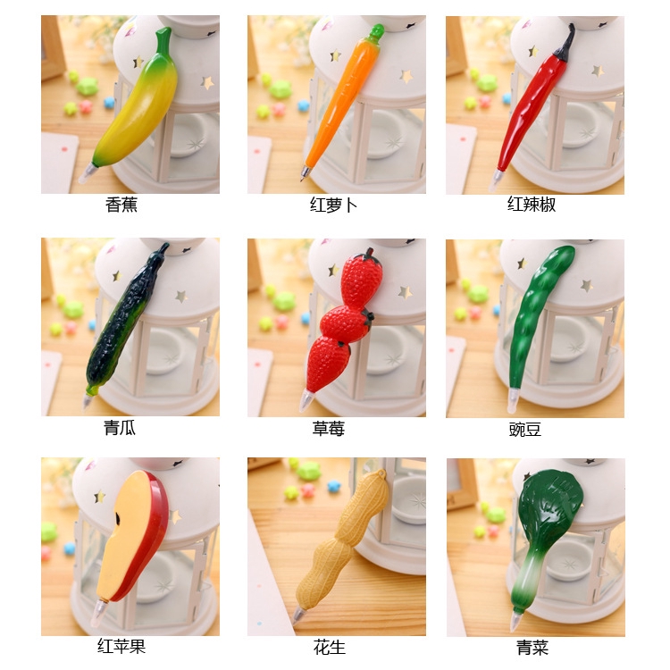 Bút Viết Họa Tiết Trái Cây Hoạt Hình Sáng Tạo